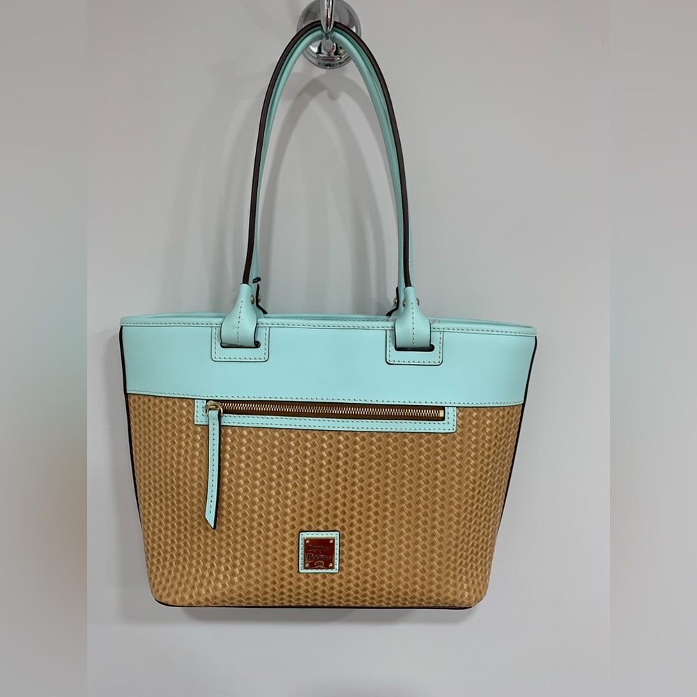 Dooney & Bourke Beacon Woven Zip Tote Bag